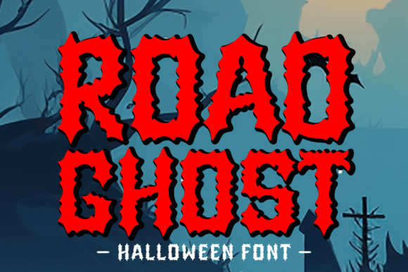 Road Ghost Font - Featured Image