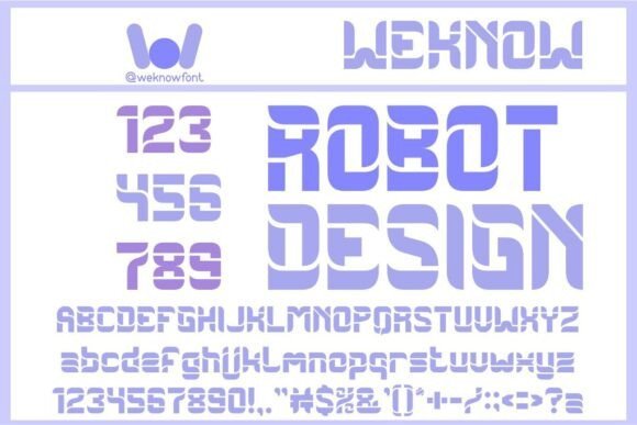 Robot Design Font - Featured Image