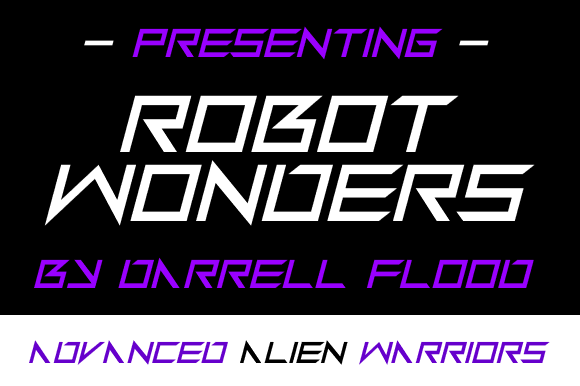 Robot Wonders Font Download for Desktop