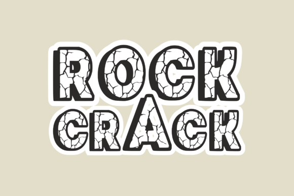 Rock Crack Font Download for Desktop