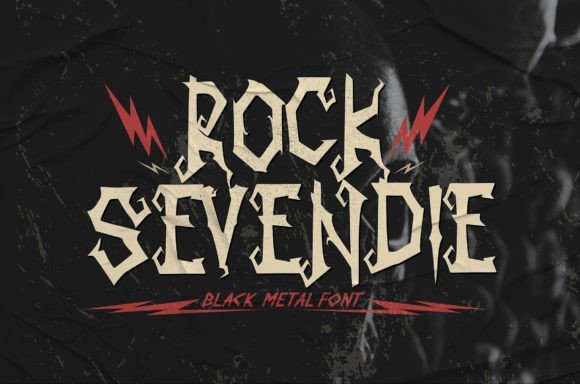 Rock Sevendie Font - Featured Image