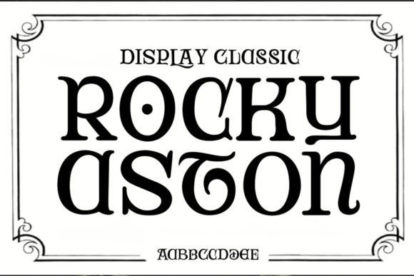 Rocky Aston Font - Featured Image
