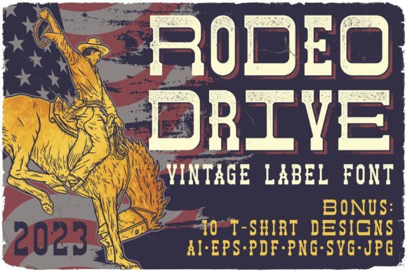 Rodeo Drive Font - Featured Image