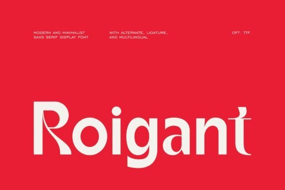 Roigant Font Download for Desktop