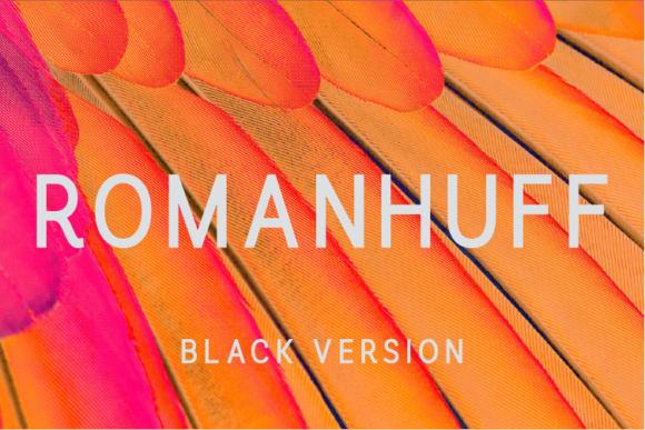 Romanhuff Black Font Download for Desktop
