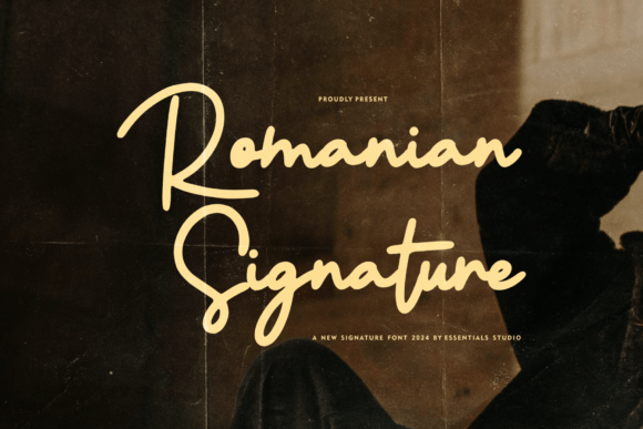 Romanian Signature Font - Featured Image