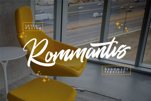 Rommantis Font - Featured Image