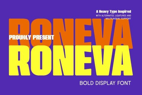 Roneva Font - Featured Image