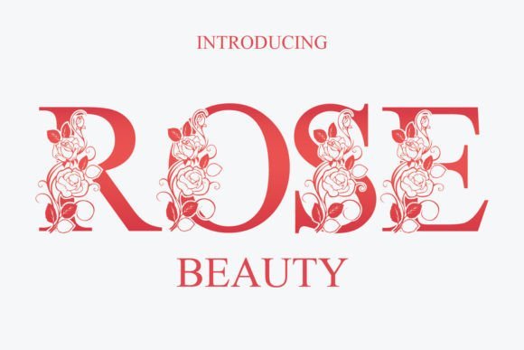 Rose Beauty Monogram Font - Featured Image