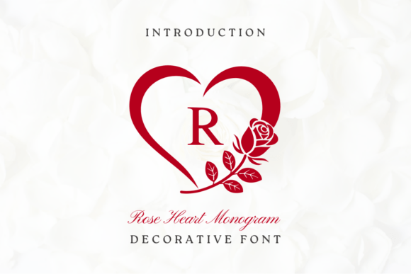 Rose Heart Monogram Font Download for Desktop