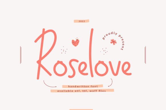 Roselove Font - Featured Image