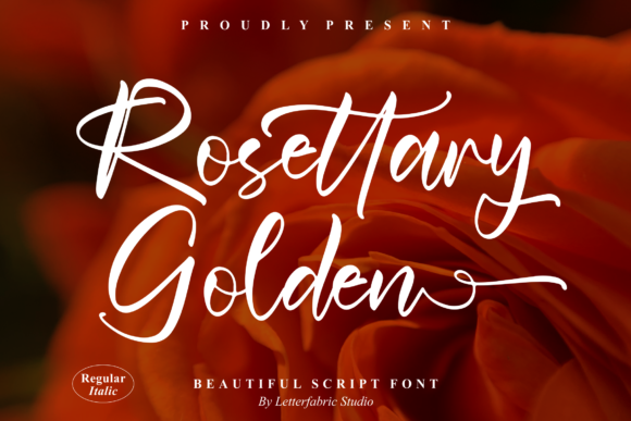 Rosettary Golden Font - Featured Image