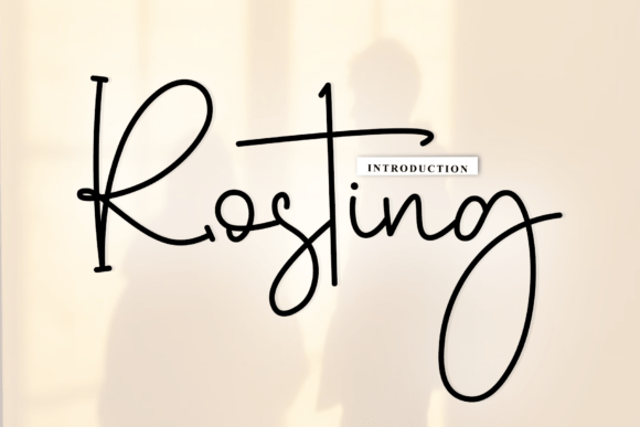 Rosting Font - Featured Image