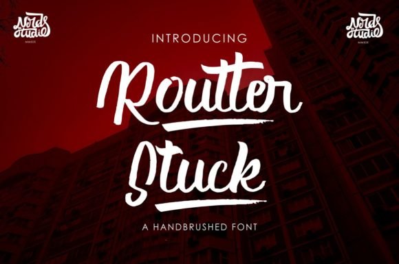 Routter Stuck Font - Featured Image