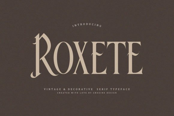 Roxete Font Download for Desktop