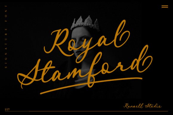 Royal Stamford Font - Featured Image