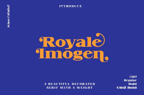 Royale Imogen Font - Featured Image