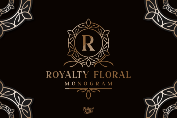 Royalty Floral Monogram Font - Featured Image
