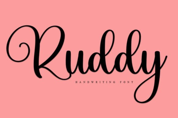 Ruddy Font - Featured Image