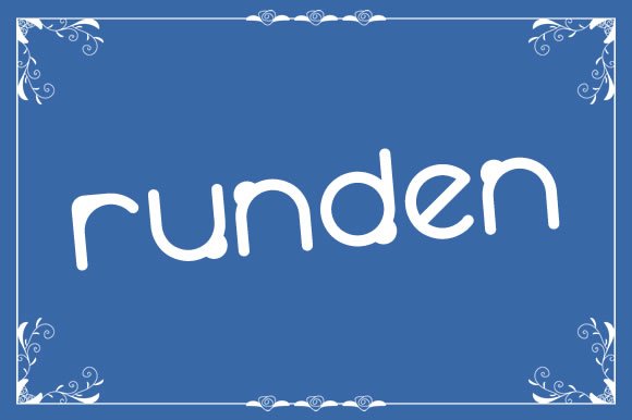 Runden Font - Featured Image