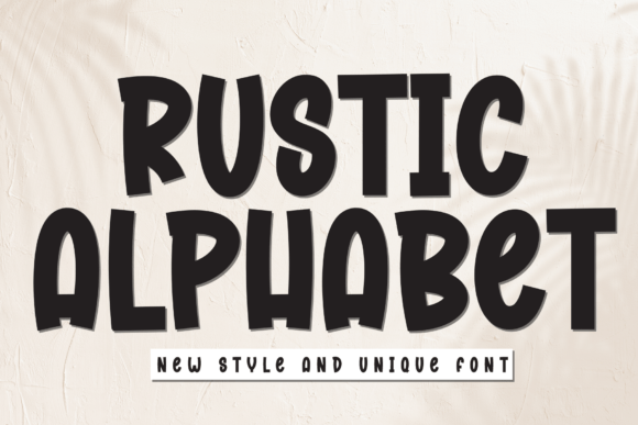 Rustic Alphabet Font - Featured Image