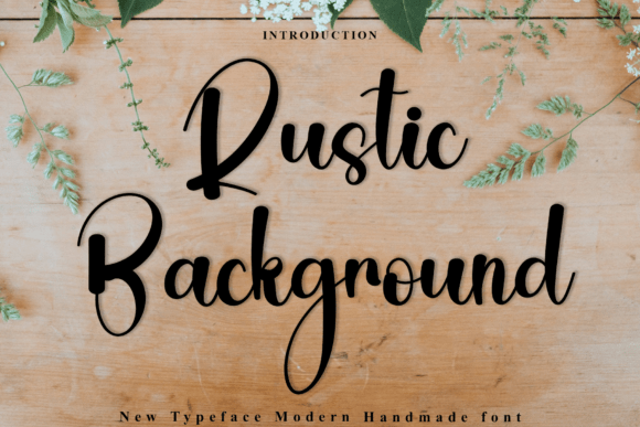 Rustic Background Font Download for Desktop