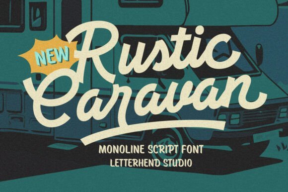 Rustic Caravan Font - Featured Image