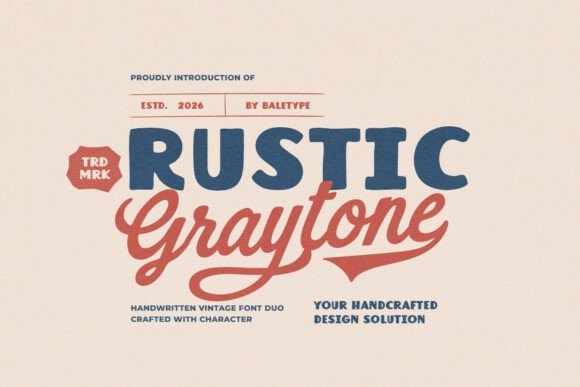 Rustic Graytone Font Download for Desktop