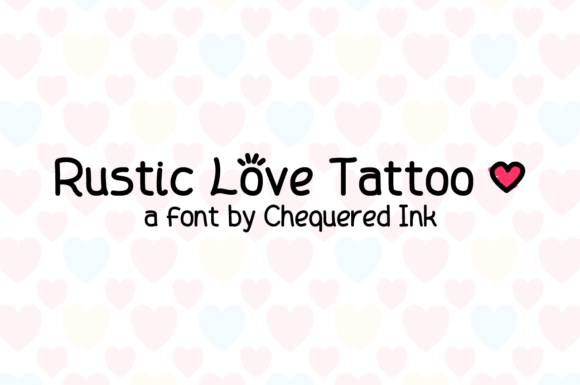 Rustic Love Tattoo Font - Featured Image