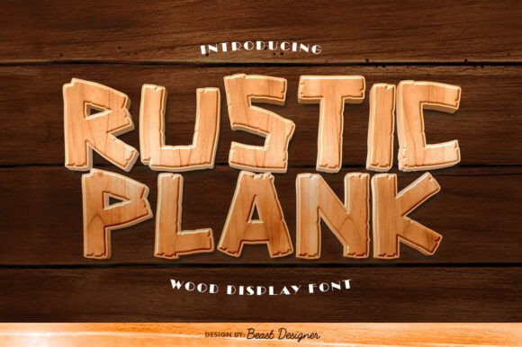 Rustic Plank Font Download for Desktop
