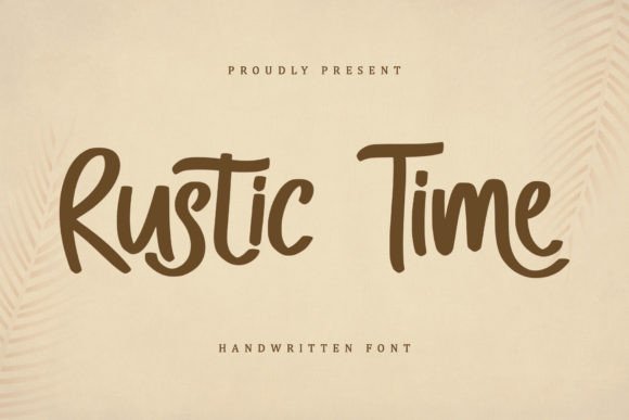Rustic Time Font - Featured Image
