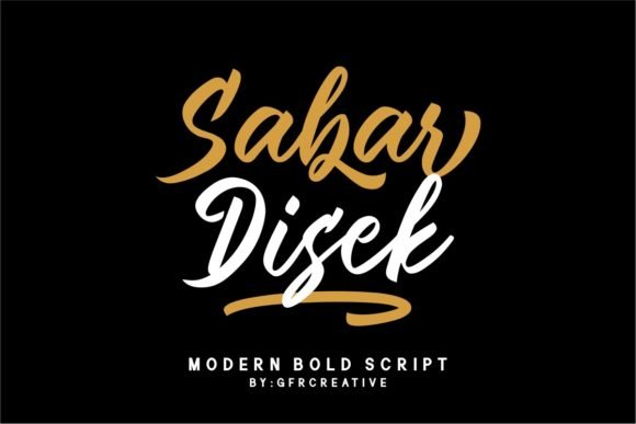 Sabar Disek Font - Featured Image