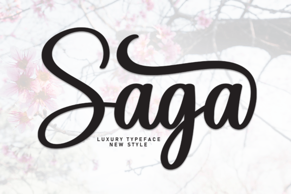 Saga Font - Featured Image