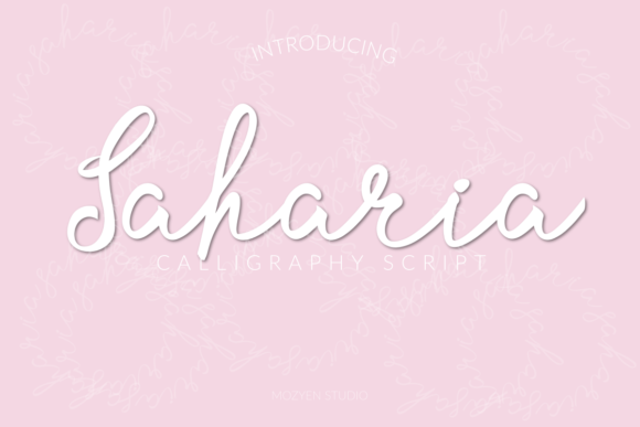 Saharia Font - Featured Image