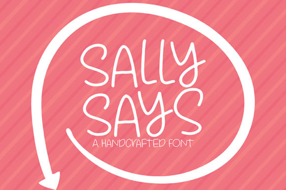 Sally Says Font - Featured Image