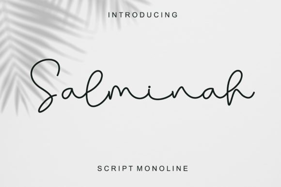 Salminah Font - Featured Image
