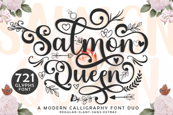 Salmon Queen Duo Font - Featured Image
