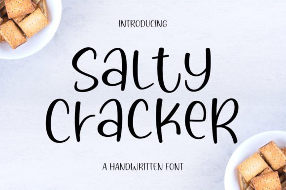 Salty Cracker Font - Featured Image