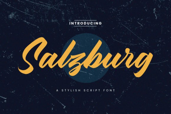 Salzburg Script Font - Featured Image