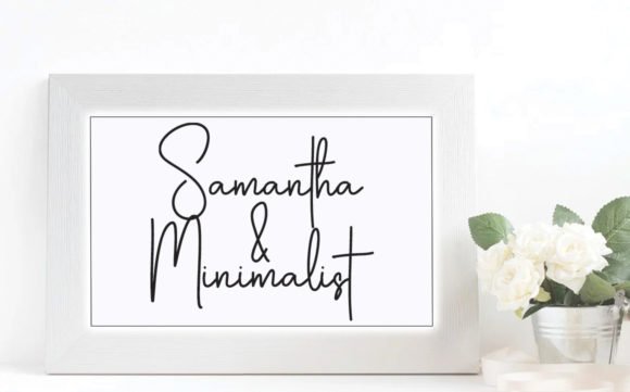 Samantha & Minimalist Font - Featured Image
