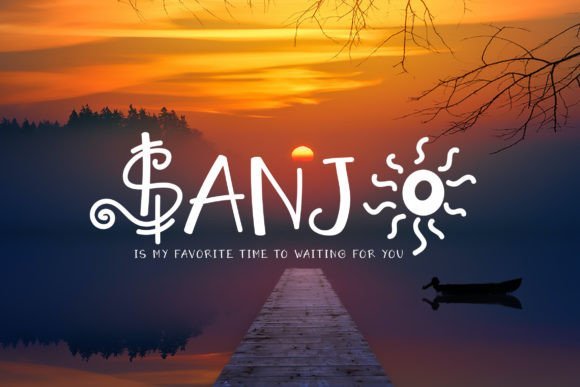 Sanjo Font - Featured Image