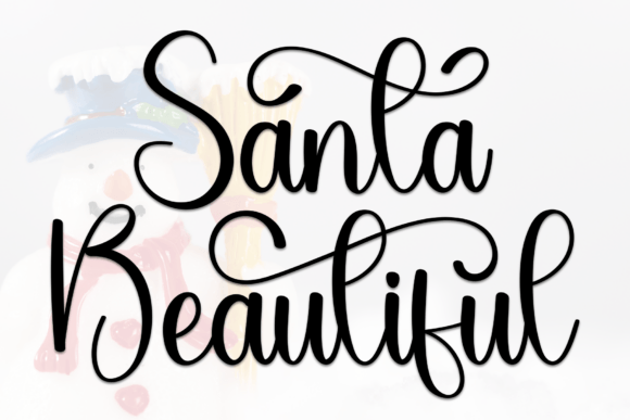 Santa Beautiful Font Download for Desktop