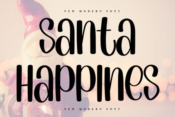 Santa Happines Font - Featured Image