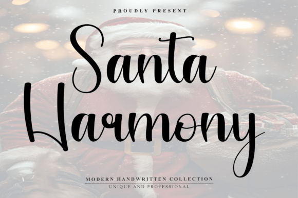 Santa Harmony Font - Featured Image