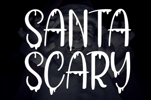 Santa Scary Font - Featured Image