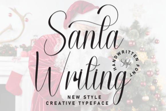Santa Writing Font Download for Desktop