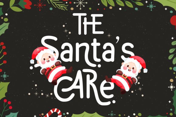 Santa's Care Font - Featured Image