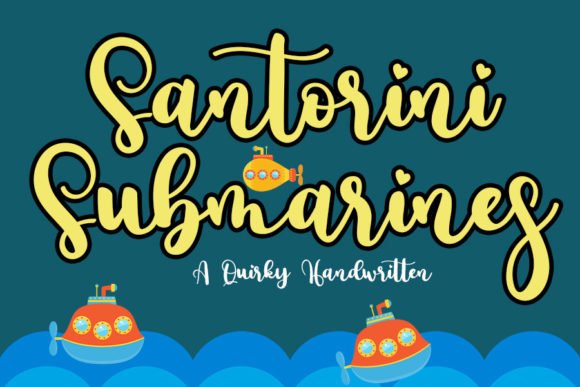 Santorini Submarines Font - Featured Image