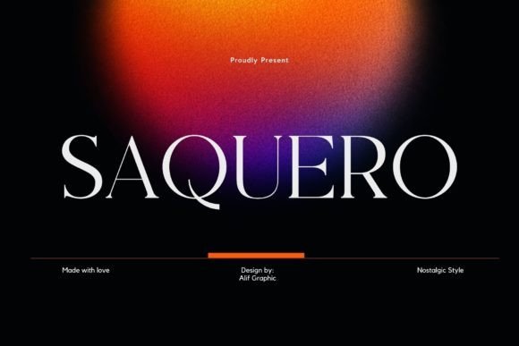 Saquero Font Download for Desktop