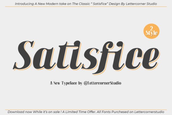 Satisfice Font Download for Desktop